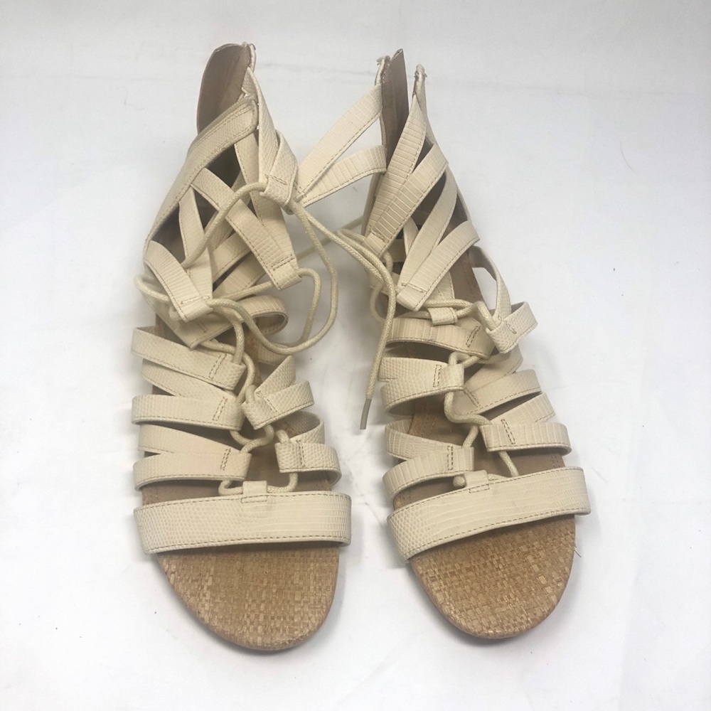 Sam Edelman gladiator cream sandals sz 8.5